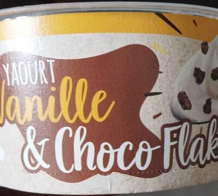 Yaourt vanille & choco flakes