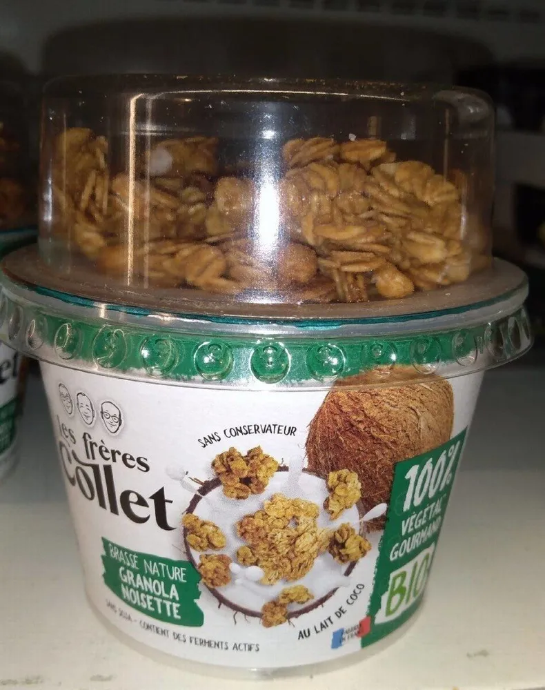 Brassé nature granola noisette