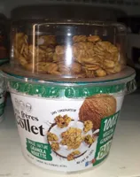 Brassé nature granola noisette
