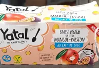 Brassé végétal sur lit de Mangue-Passion au lait de coco