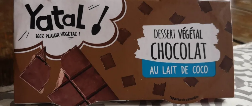 Dessert végétal chocolat
