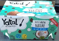 Brassé végétal nature au lait de coco