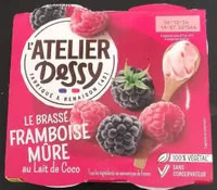 Le brassé framboise mûre au lait de coco