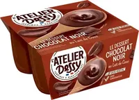 Le dessert chocolat noir au lait de coco
