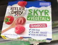 Skyr végétale framboise