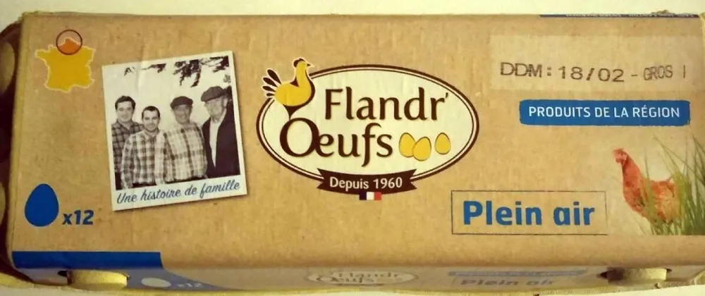 12 Oeufs Plein air