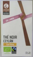 Thé noir ceylan Earl Grey