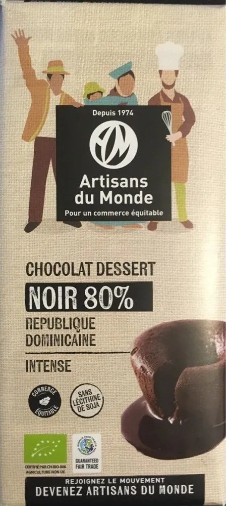 CHOCOLAT DESSERT  NOIR 80%