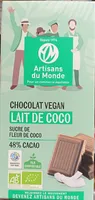 Chocolat Vegan Lait de coco
