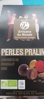 Perles pralinés enrobés de chocolat noir