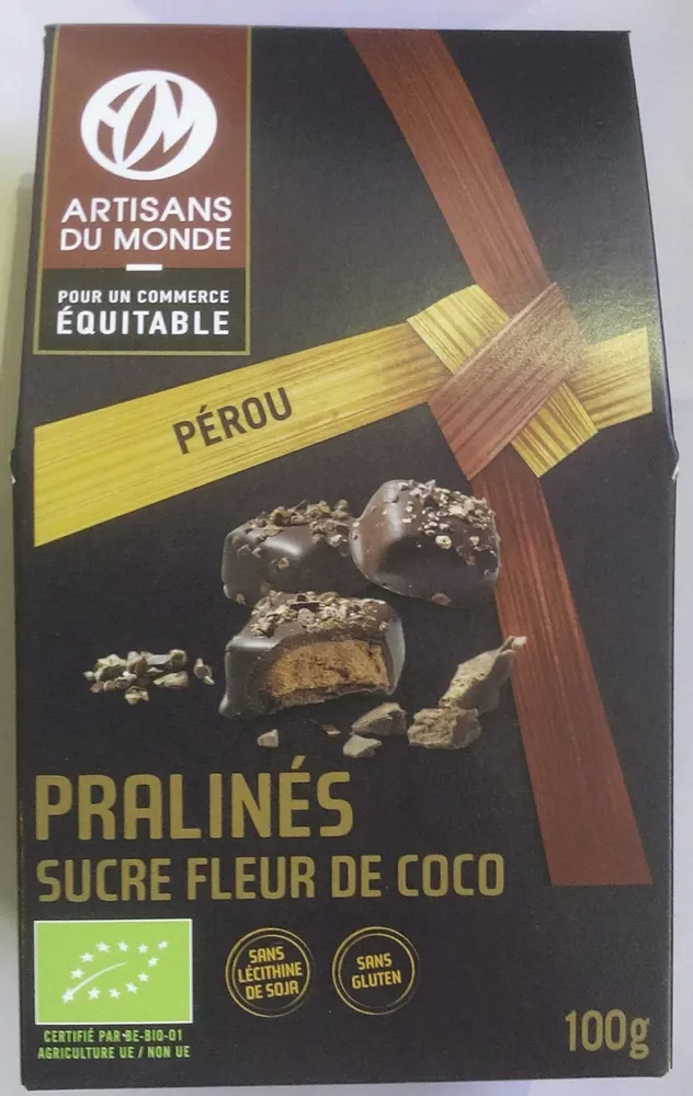 Pralinés sucre fleur de coco