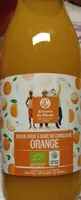Jus de fruit à base de concentré orange