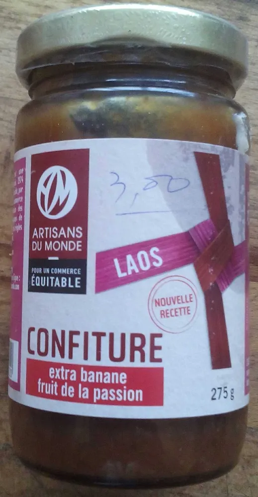Confiture extra banane fruit de la passion