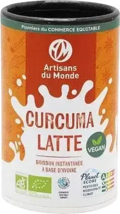 CURCUMA LATTE BOISSON INSTANTANÉE À BASE D'AVOINE