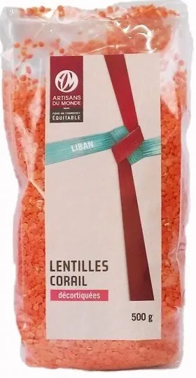 Lentilles corail