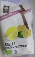 Sablés citron - Mascobado