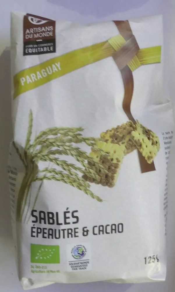 Sablés épeautre & cacao