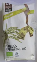 Sablés épeautre & cacao