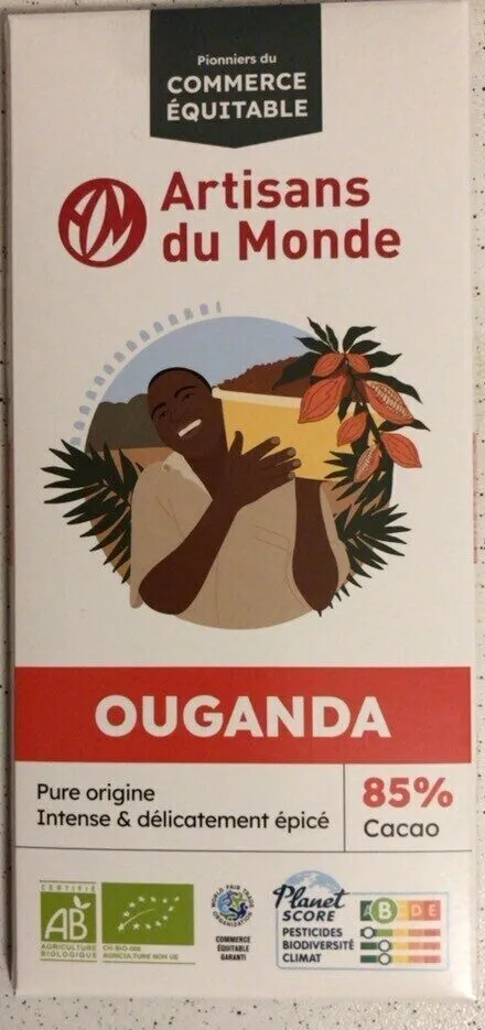 Chocolat noir 85% Ouganda