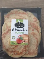 6 pancakes à la pomme