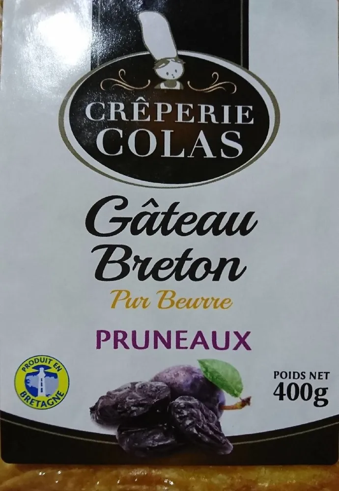 Gâteau Breton aux Pruneaux