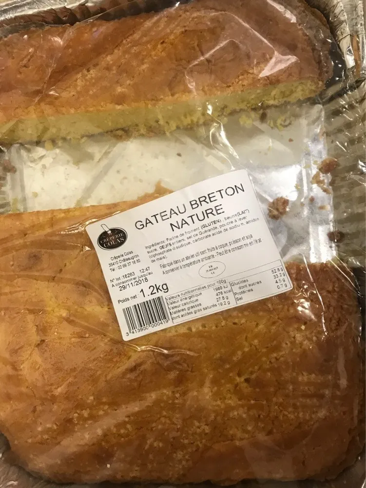Gâteau Breton Nature