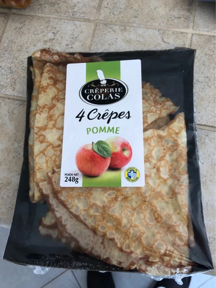 4 crêpes pomme
