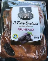 2 Fars Bretons au Lait Fermier Pruneaux