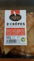 2 crêpes artisanales fraîches