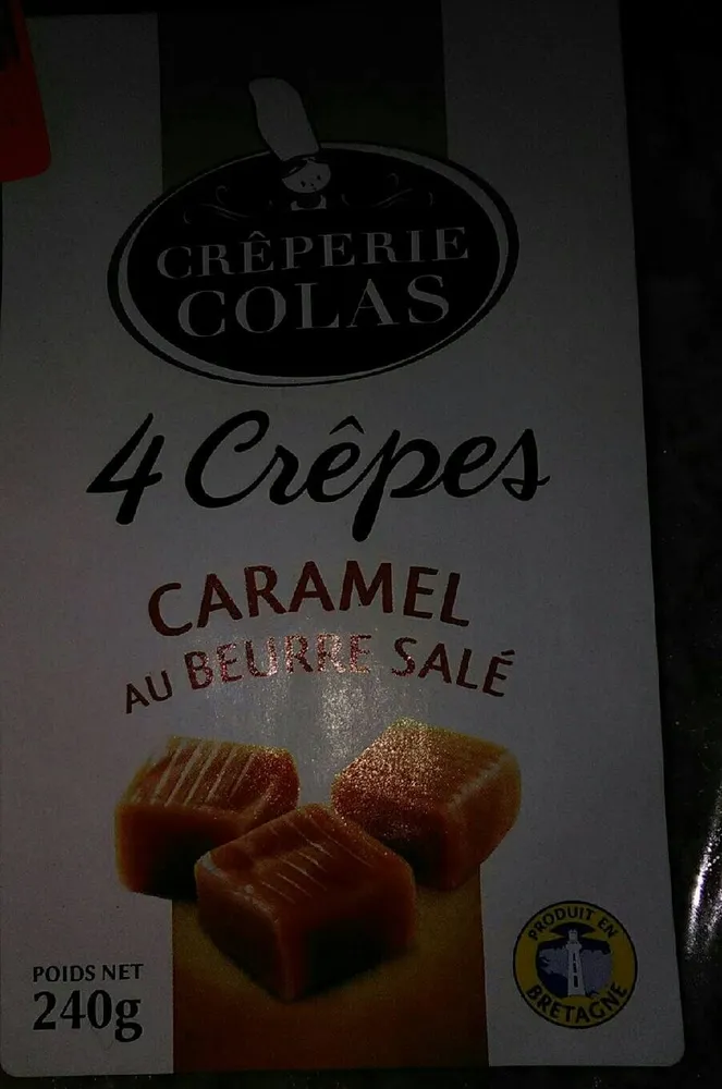 Crêpe au caramel et beurre salé