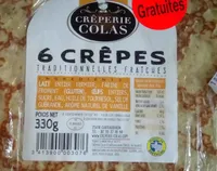 Crêpes traditionnelles fraiches