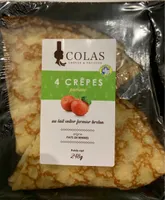 4 crêpes pomme