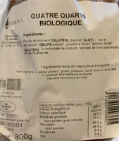 Quatre quarts biologique