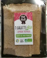 Galette bio jambon fromage