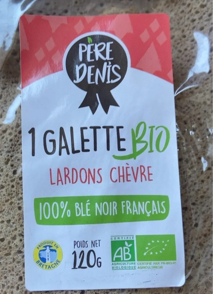 GALETTE LARDONS CHEVRE