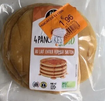 4 pankakes biologique