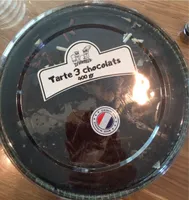 Tarte 3 chocolats