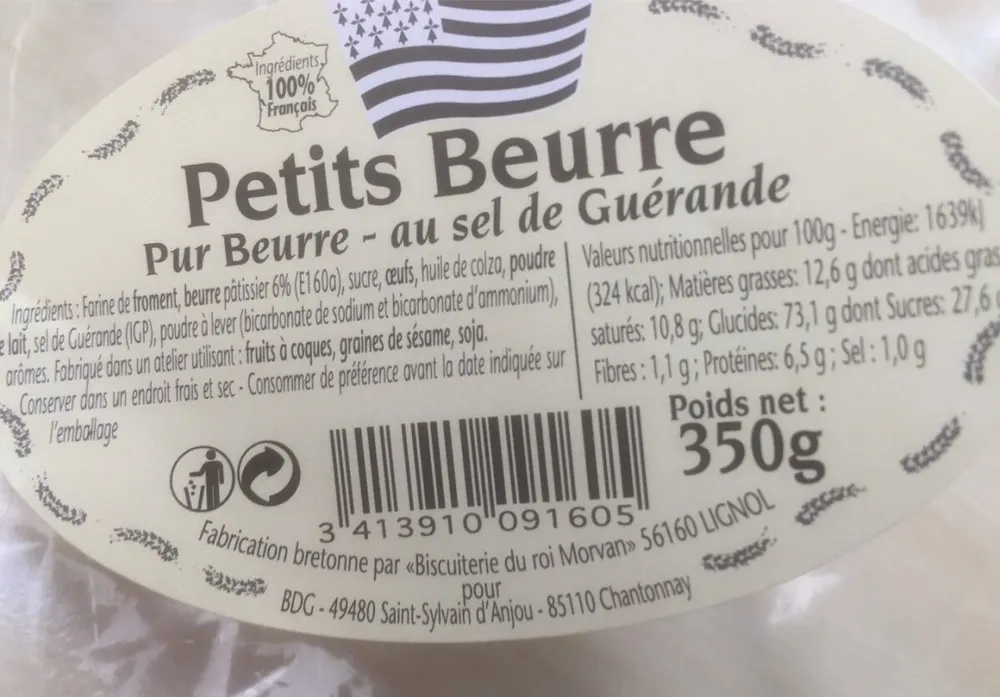 Petits Beurre au sel de Guérande