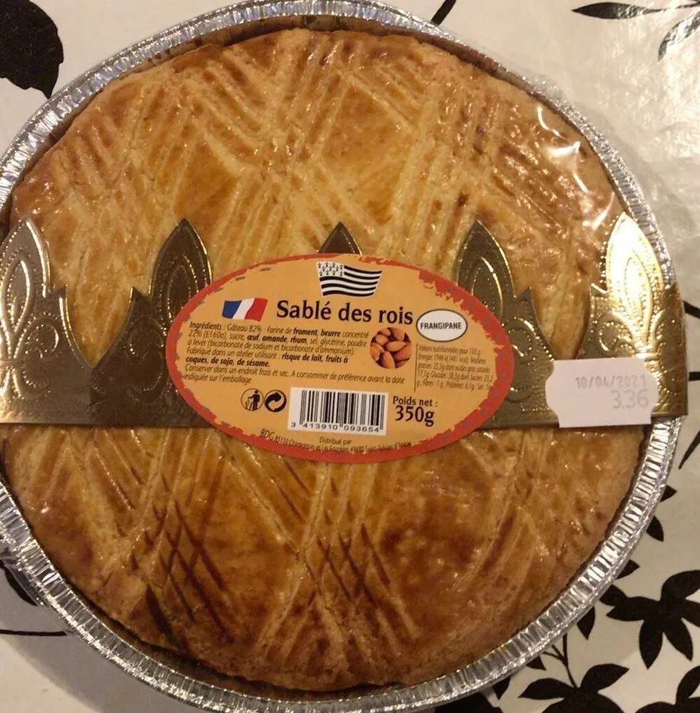 Sablé des rois frangipane