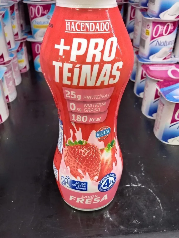 Yogur +proteinas sabor fresa