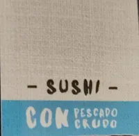 Sushi con pescado crudo