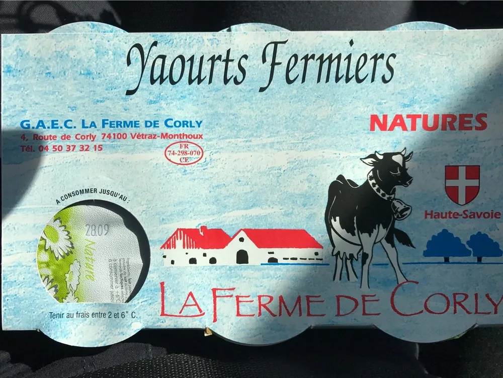 Yaourts fermiers natures