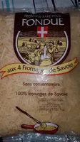 Fromage râpé pour fondue aux 4 fromages de savoie