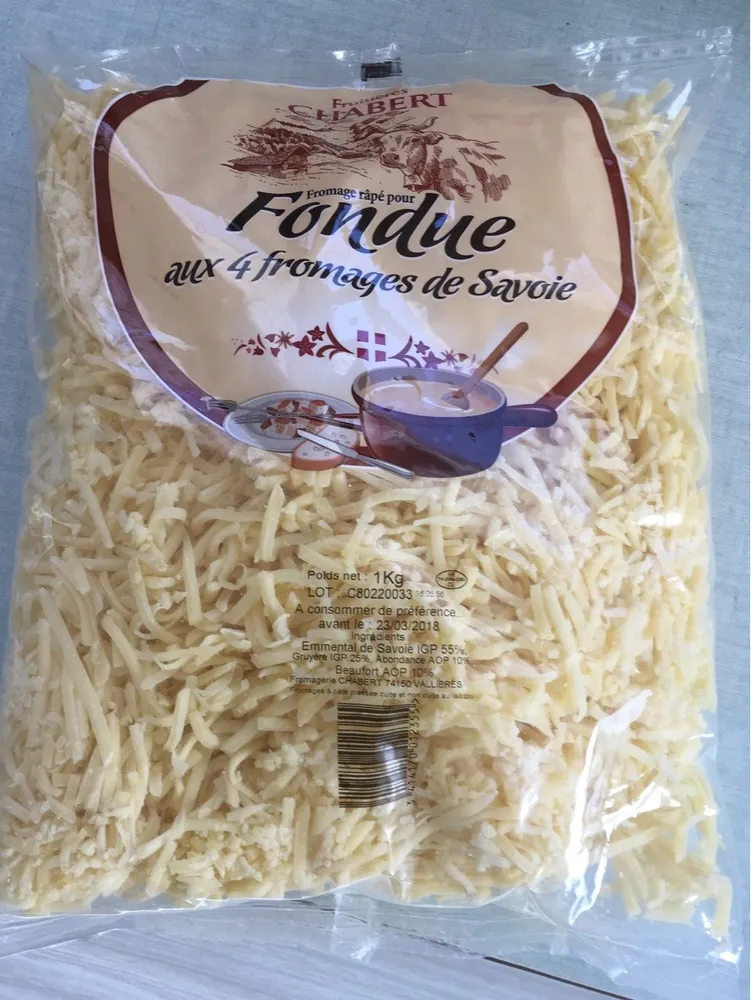 Fondue aux 4 fromages de Savoie