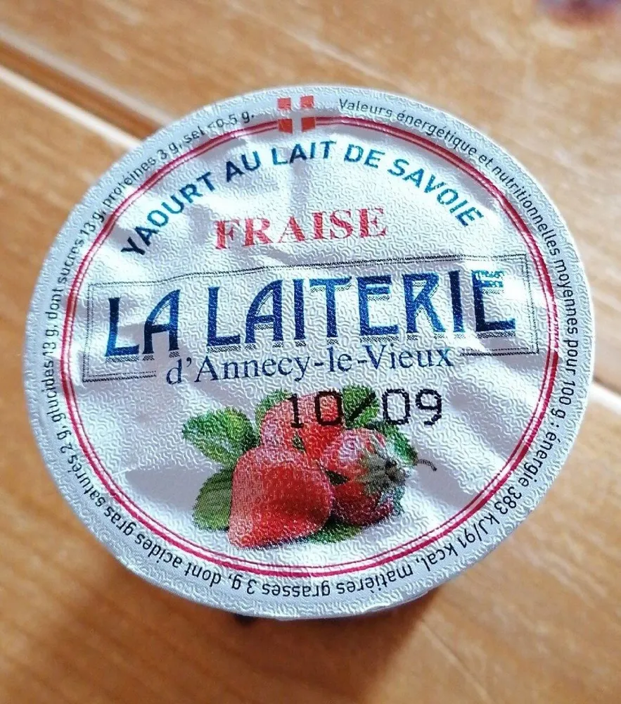 Yaourt au lait de Savoie Fraise