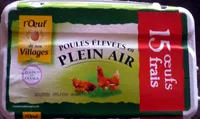 15 oeufs frais Plein Air