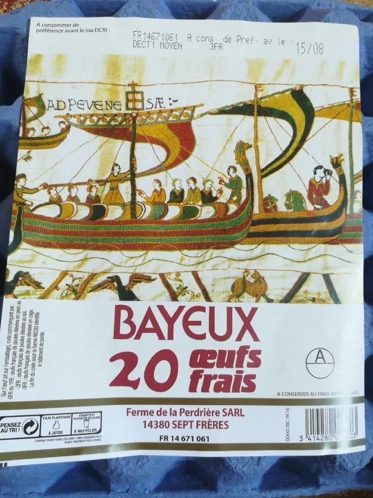Bayeux 20 œufs frais