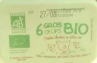 6 GROS OEUFS BIO PLEINS AIR