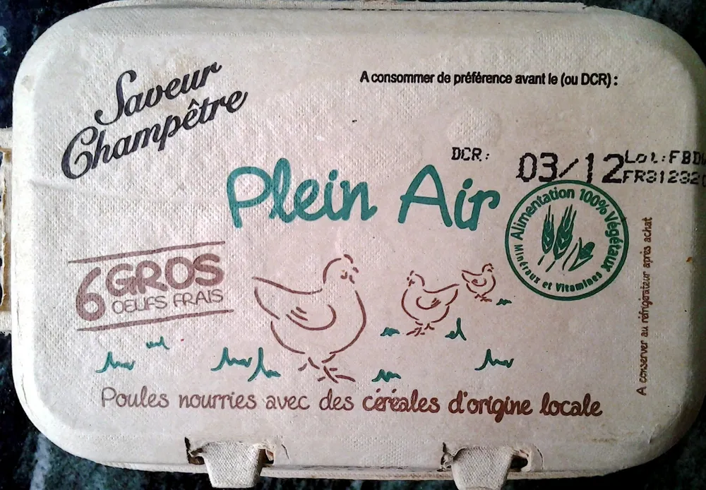 Oeufs Plein Air Saveur Champêtre