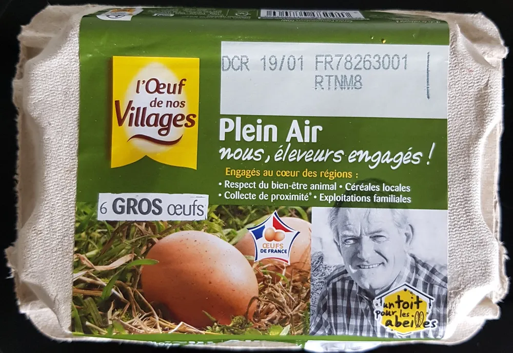 6 Gros Œufs